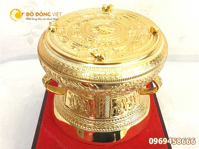 Trống đồng mạ vàng- quà tặng giá trị và ý nghĩa